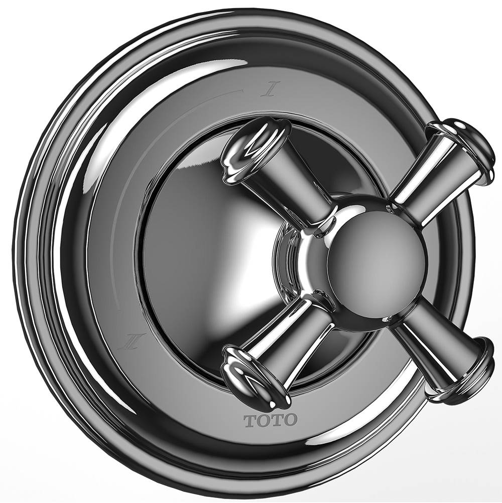TOTO - Trim Vivian Cross Diverter 2-Way Without Off - Brushed Nickel
