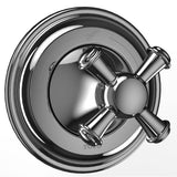 TOTO - Trim Vivian Divert 2Way W/Off With Shut-Off Cross Handle - Brushed Nickel