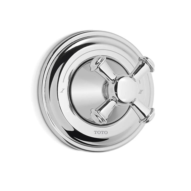 TOTO - Trim Vivian Cross Diverter 3-Way With Off - Brushed Nickel