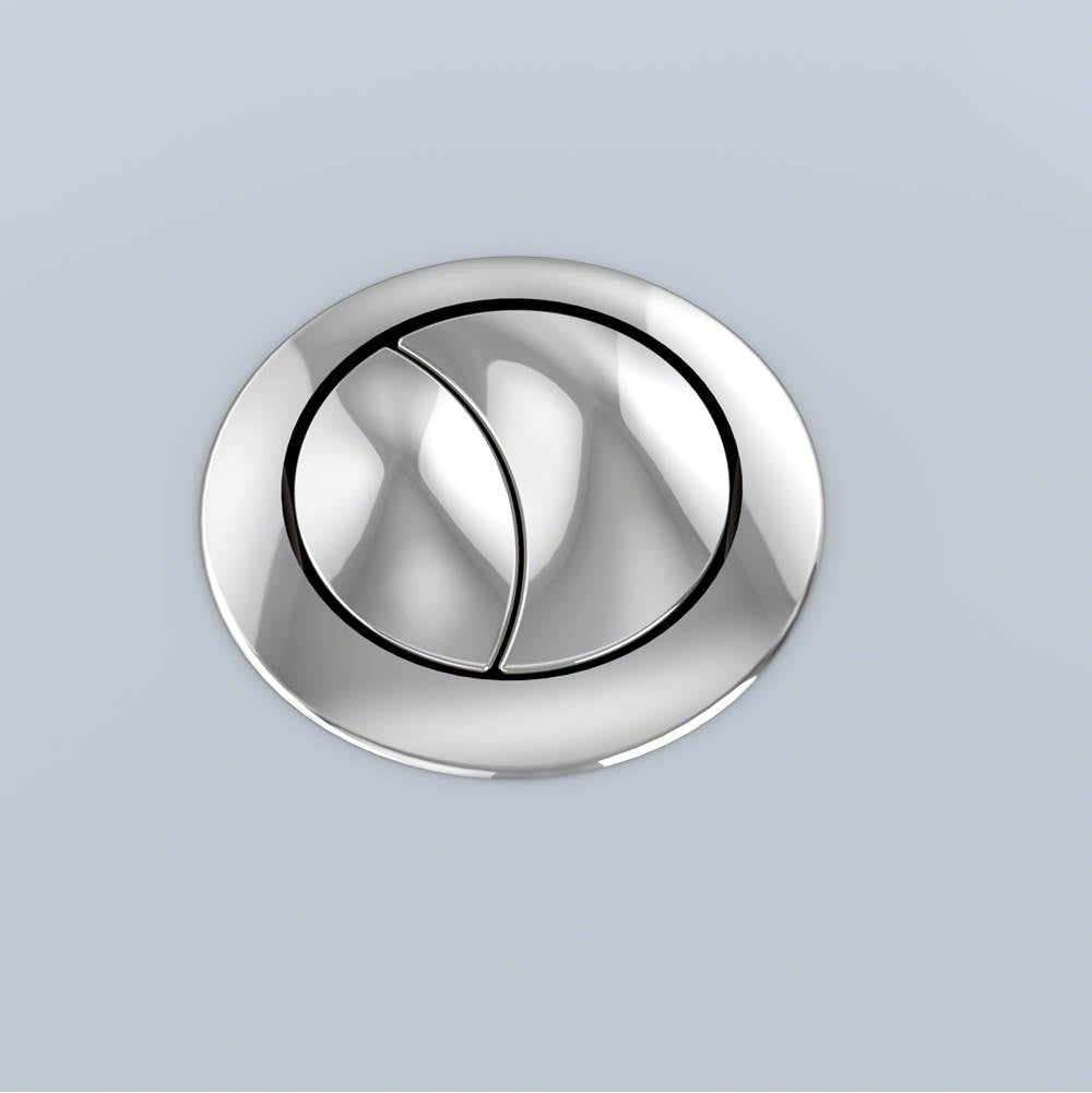 TOTO - Aquia Push Button Ms654 - 53Mm Spare Part - Polished Nickel - Polished Nickel