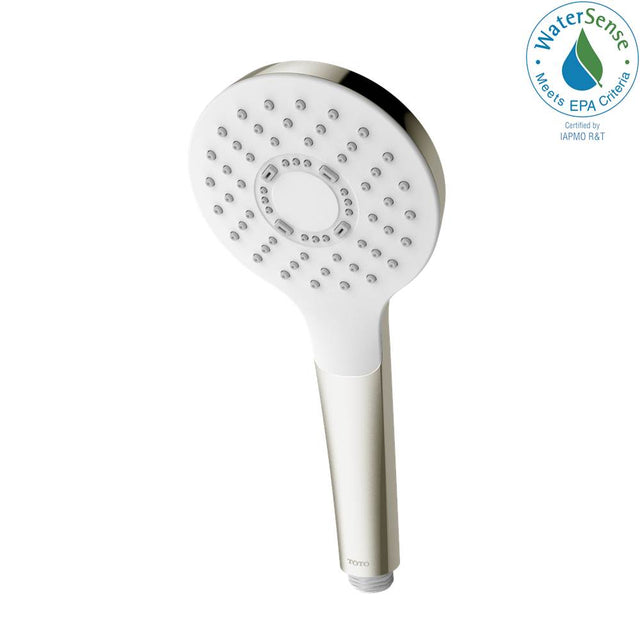 TOTO - Toto G Series 1.75 Gpm Single Spray 4 Inch Round Handshower With Comfort Wave Technology, Brushed Nickel - Brushed Nickel