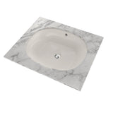 Toto MarisE 17-5/8'' X 14-9/16'' Oval Undermount Bathroom Sink With Cefiontect, Cotton White