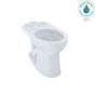 TOTO - Toto Drake II Universal Height Elongated Toilet Bowl With Cefiontect, Cotton White - Cotton White