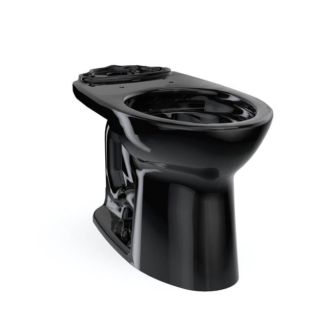 TOTO - Toto Drake Elongated Universal Height Universal Height Tornado Flush Toilet Bowl, Ebony - Ebony