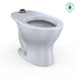 TOTO - TORNADO FLUSH Commercial Flushometer Floor-Mounted Universal Height Toilet, Elongated,  Cotton White - Cotton White