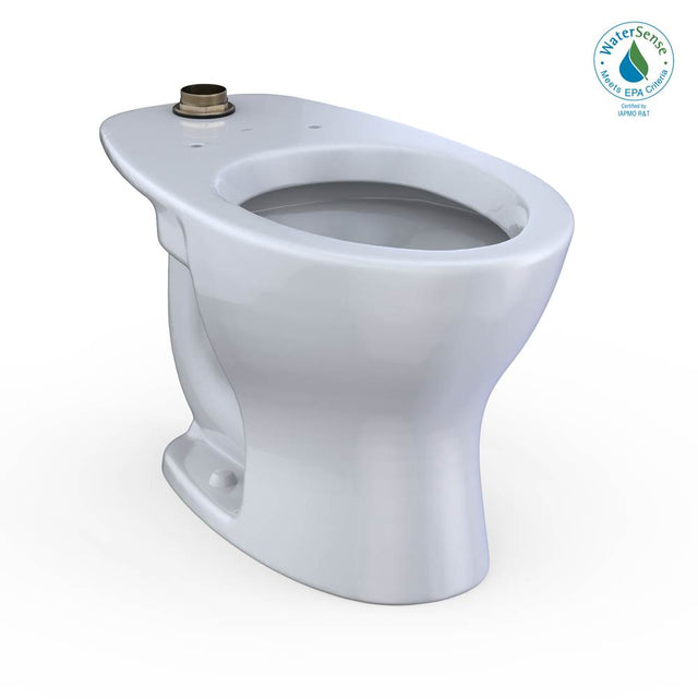 TOTO - TORNADO FLUSH Commercial Flushometer Floor-Mounted Toilet with CEFIONTECT, Elongated,  Cotton White - Cotton White