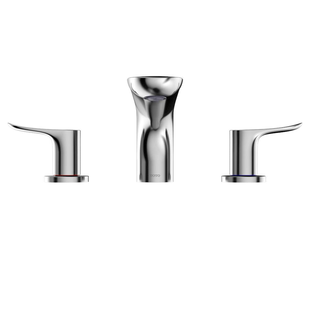 Toto Go Two-Handle Deck-Mount Roman Tub Filler Trim, Brushed Nickel