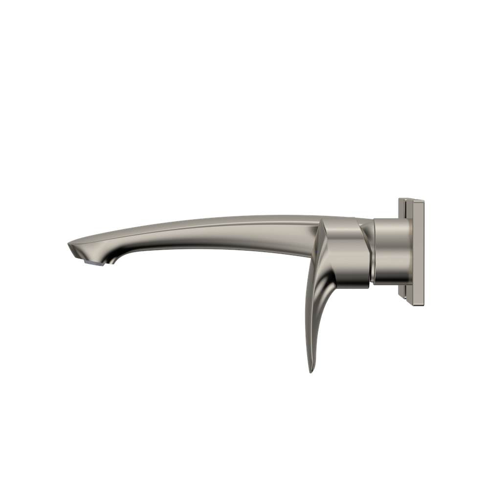Toto Gm 1.2 Gpm Wall-Mount Single-Handle Long Bathroom Faucet With Comfort Glide Technology, Brushed Nickel