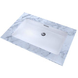 Toto Rectangular Undermount Bathroom Sink With Cefiontect, Cotton White