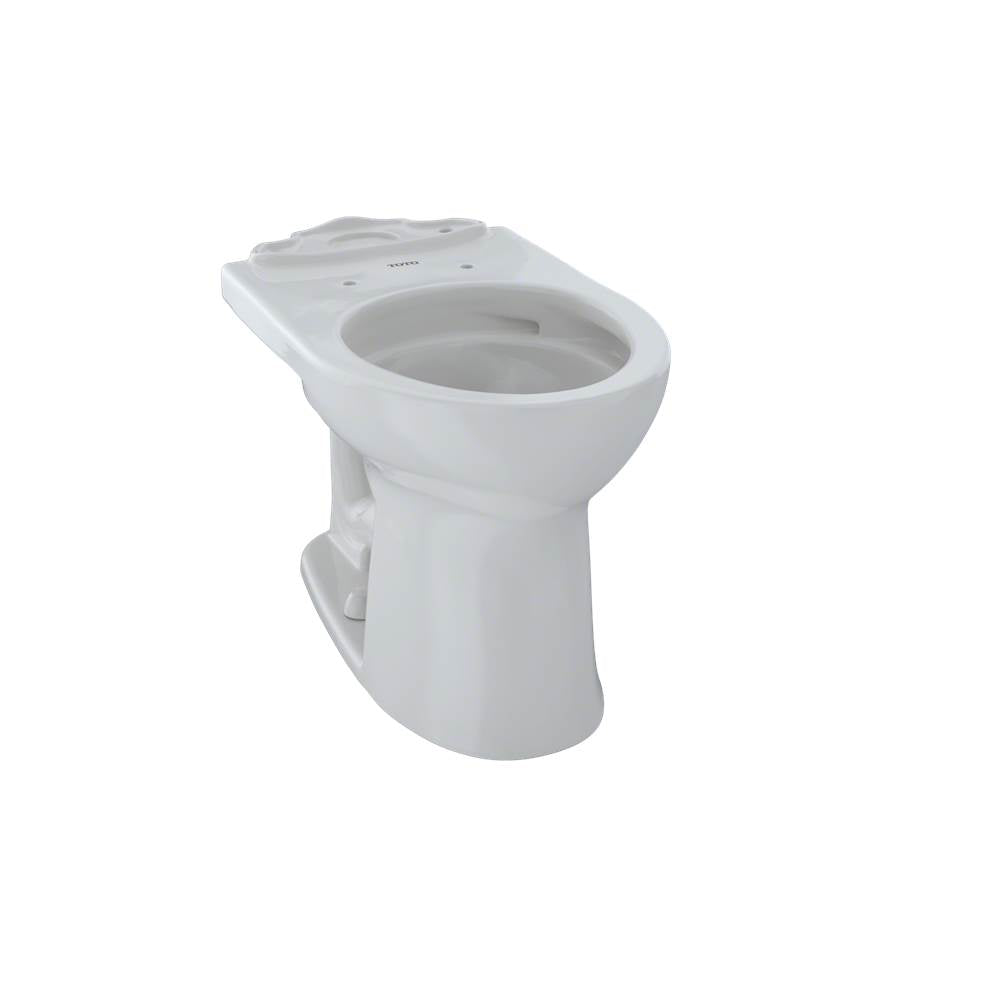 Toto Drake II Universal Height Round Toilet Bowl With Cefiontect, Cotton White