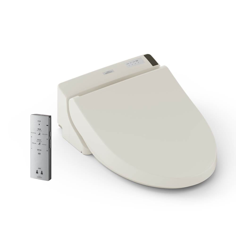 TOTO - TOTO WASHLET C200 Electronic Bidet Toilet Seat with PREMIST and SoftClose Lid, Round, Sedona Beige - Sedona Beige