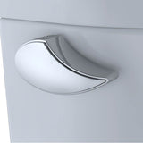 Toto EntradaE Two-Piece Elongated 1.28 Gpf Universal Height Toilet, Cotton White