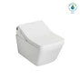TOTO - Toto Washlet+ Sp Wall-Hung Square-Shape Toilet With Sx Bidet Seat And Duofit In-Wall 1.28 And 0.9 Gpf Auto Dual-Flush Tank System, Matte Silver - Matte Silver