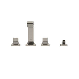 Toto Gc Two-Handle Deck-Mount Roman Tub Filler Trim With Handshower, Brushed Nickel