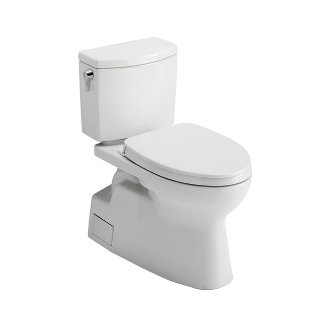 TOTO - TOTO Vespin II 1G Two-Piece Elongated 1.0 GPF Universal Height Toilet with SS124 SoftClose Seat, WASHLET+ Ready, Ebony - Ebony
