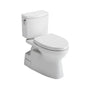 TOTO - TOTO Vespin II 1G Two-Piece Elongated 1.0 GPF Universal Height Toilet with SS124 SoftClose Seat, WASHLET+ Ready, Ebony - Ebony