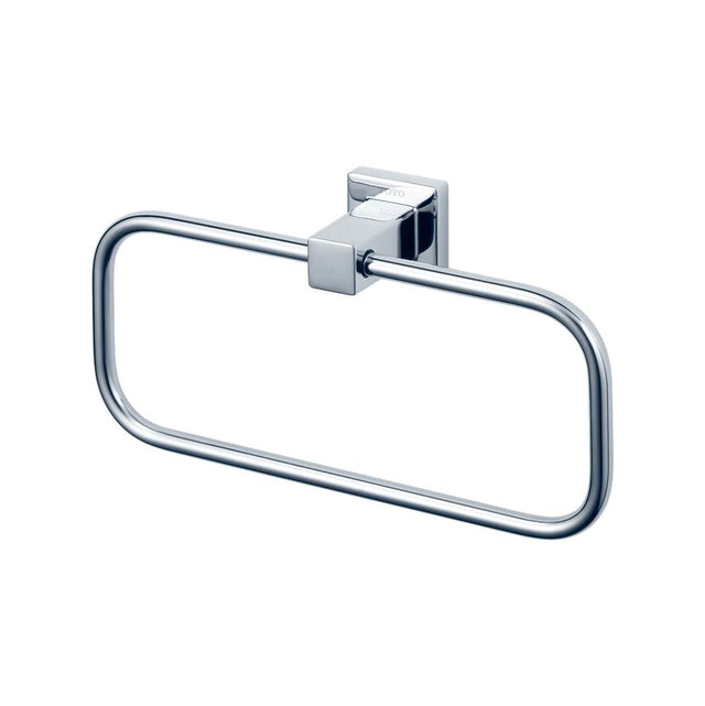 TOTO - Toto L Series Square Towel Ring, Polished Chrome - Polished Chrome