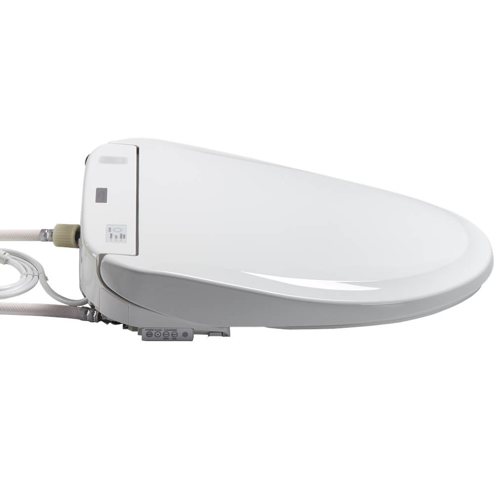 Toto Washlet S300E Electronic Bidet Toilet Seat With Ewater+ Cleansing, Round, Sedona Beige