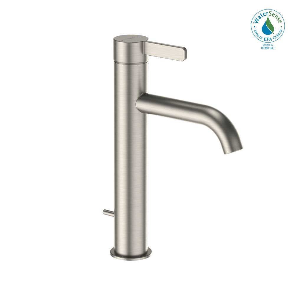 TOTO - Toto Gf 1.2 Gpm Single Handle Semi-Vessel Bathroom Sink Faucet With Comfort Glide Technology, Brushed Nickel - Brushed Nickel