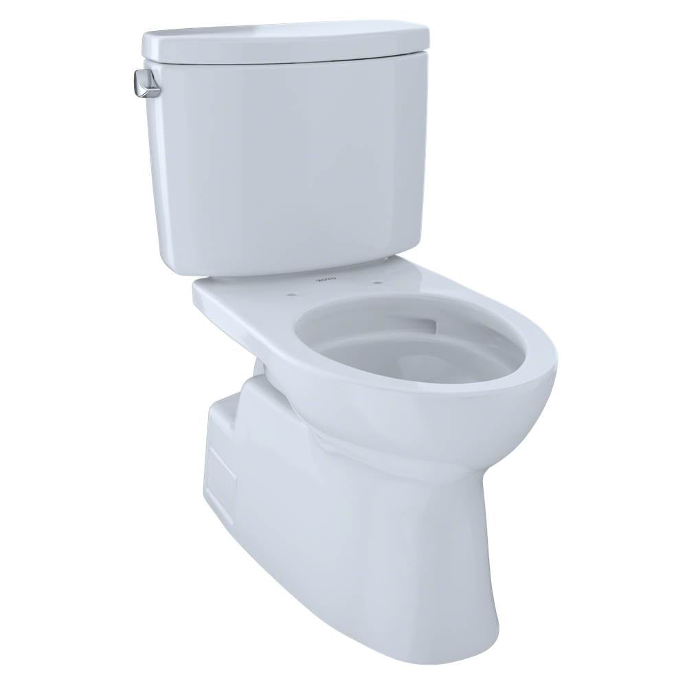 Toto Vespin II Two-Piece Elongated 1.28 Gpf Universal Height Skirted Design Toilet With Cefiontect, Cotton White
