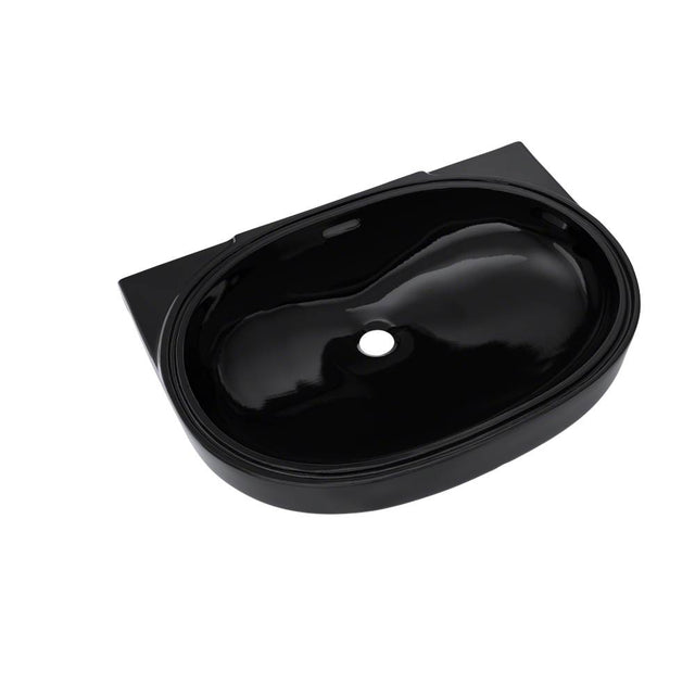 TOTO - Toto 19-11/16'' X 13-3/4'' Oval Undermount Bathroom Sink, Ebony - Ebony