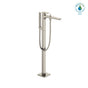 TOTO - Toto Ge Single-Handle Free Standing Tub Filler With Handshower, Brushed Nickel - Brushed Nickel