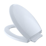 TOTO - TOTO Guinevere SoftClose Slow Close Elongated Toilet Seat and Lid, Cotton White - Cotton White