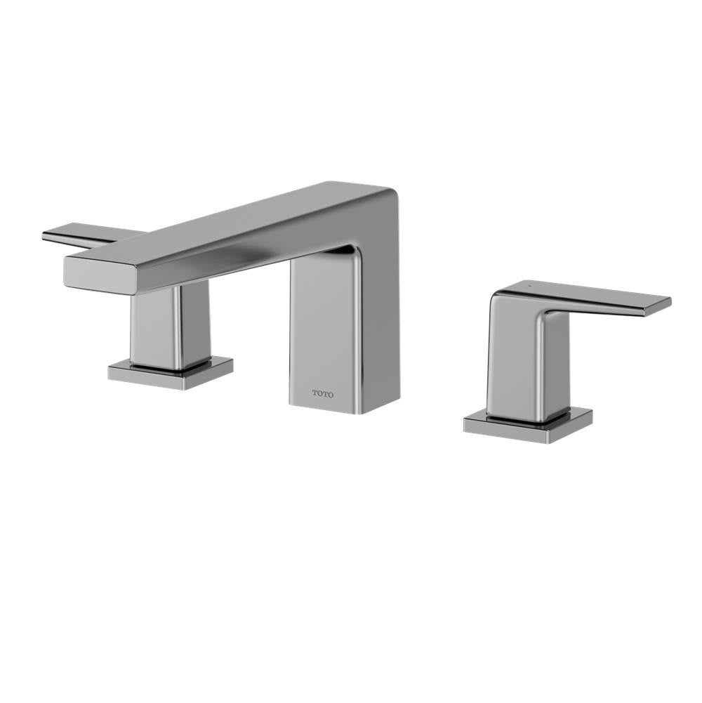 Toto Gb Two-Handle Deck-Mount Roman Tub Filler Trim, Brushed Nickel