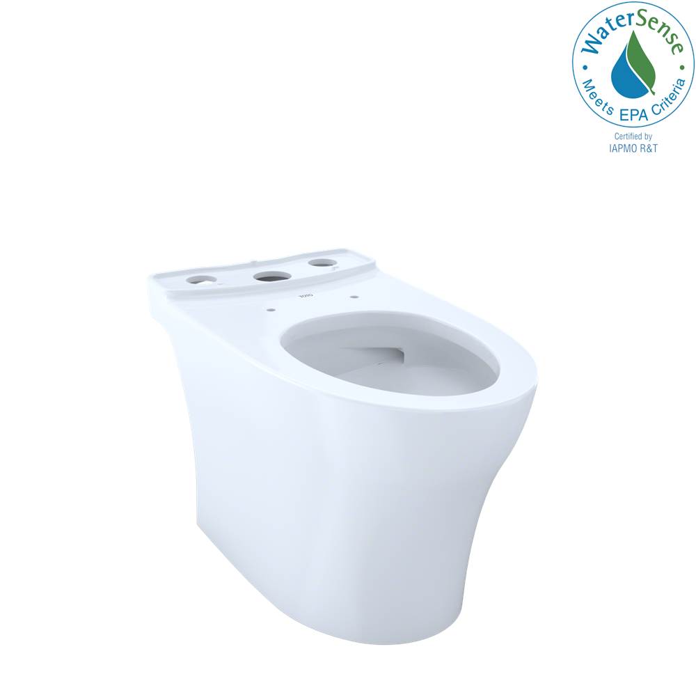 TOTO - Aquia IV Elongated Universal Height Skirted Toilet Bowl with CEFIONTECT, Cotton White - Cotton