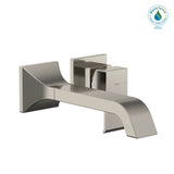 TOTO - Toto Gc 1.2 Gpm Wall-Mount Single-Handle Long Bathroom Faucet With Comfort Glide Technology, Polished Nickel - Polished Nickel