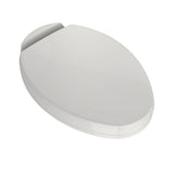 TOTO Oval SoftClose Slow Close Elongated Toilet Seat and Lid, Cotton White