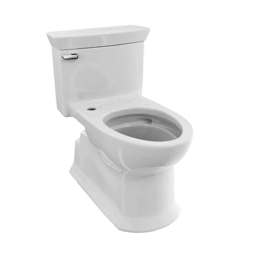 TOTO - TOTO Soiree One Piece Elongated 1.28 GPF Universal Height Skirted Toilet with CeFiONtect, Cotton White - Cotton White
