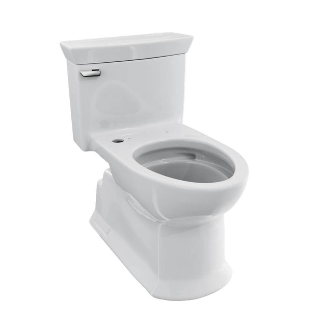 TOTO - TOTO Soiree One Piece Elongated 1.28 GPF Universal Height Skirted Toilet with CeFiONtect, Cotton White - Cotton White