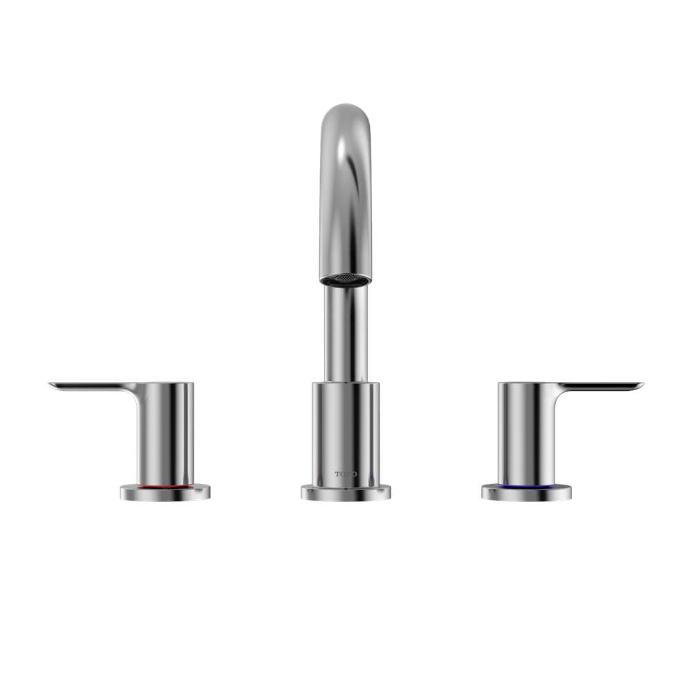 Toto Lb Two-Handle Deck-Mount Roman Tub Filler Trim, Polished Chrome
