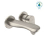 TOTO - TOTO GO 1.2 GPM Wall-Mount Single-Handle Bathroom Faucet with COMFORT GLIDE Technology, Brushed Nickel - TLG01310UANo.BN - Brushed Nickel