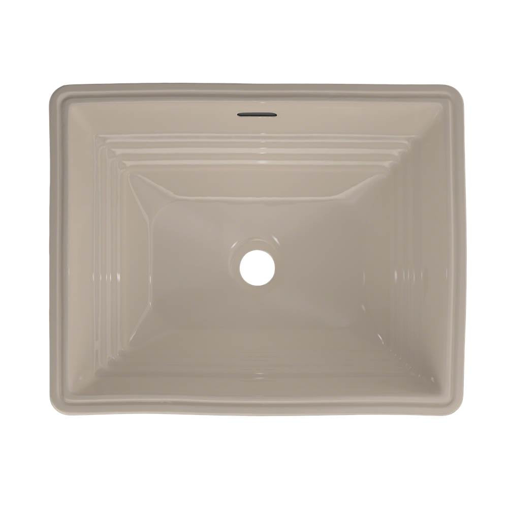 Toto Promenade Rectangular Undermount Bathroom Sink, Cotton White