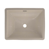 Toto Promenade Rectangular Undermount Bathroom Sink, Cotton White
