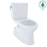 TOTO - Toto Vespin II 1G Two-Piece Elongated 1.0 Gpf Universal Height Skirted Design Toilet With Cefiontect, Cotton White - Cotton White