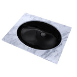Toto Dantesca Oval Undermount Bathroom Sink, Ebony