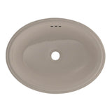 Toto Dartmouth 18-3/4'' X 13-3/4'' Oval Undermount Bathroom Sink, Cotton White