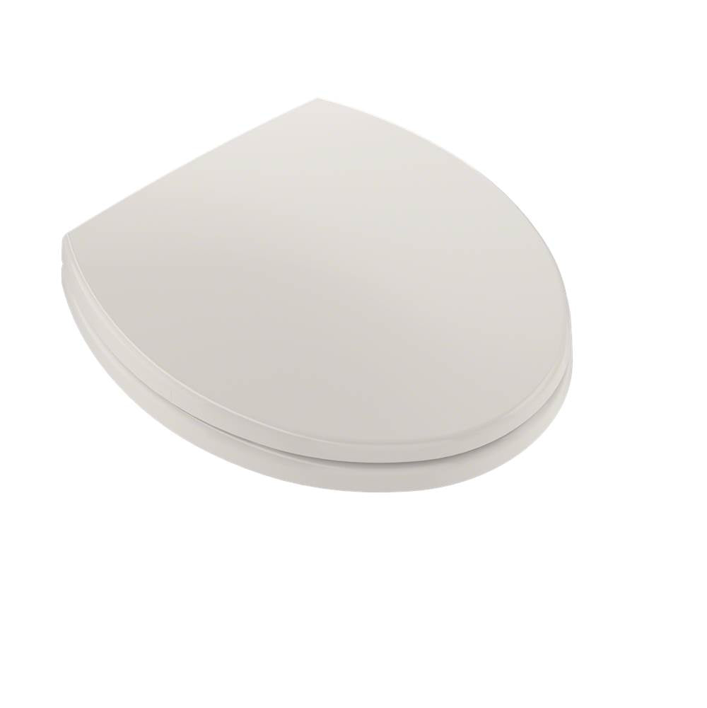 TOTO SoftCloseSlow Close Round Toilet Seat and Lid,Cotton White