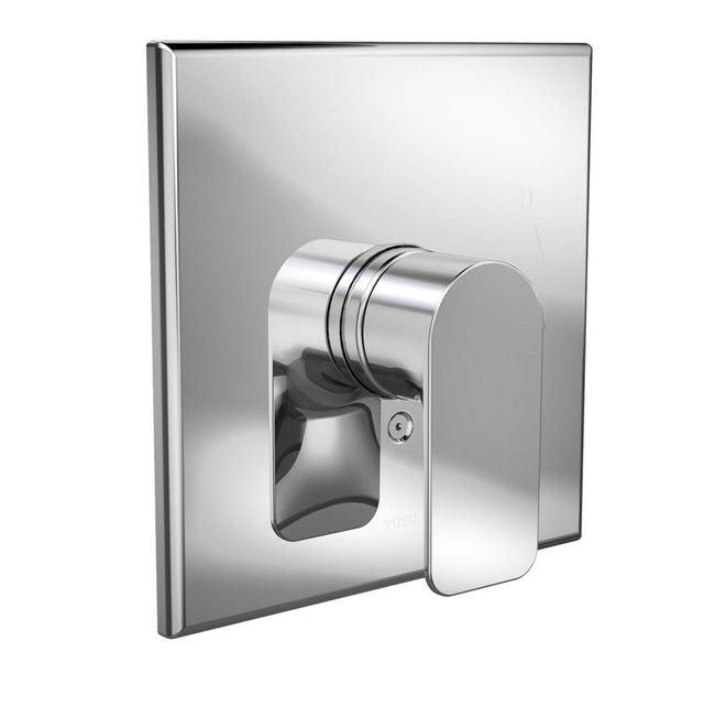 TOTO - Toto Oberon Square 7 Inch Pressure Balance Valve Shower Trim, Polished Chrome - Polished Chrome