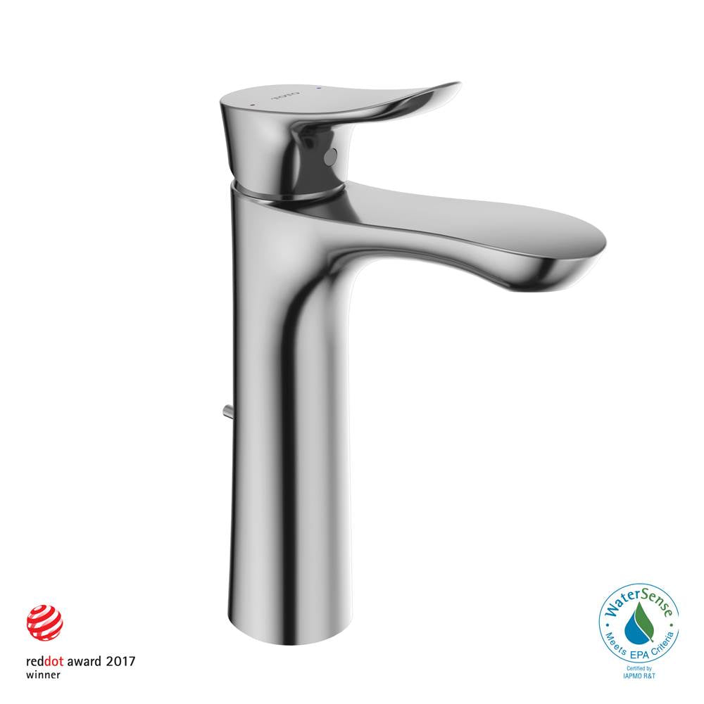 TOTO - Toto Go 1.2 Gpm Single Handle Semi-Vessel Bathroom Sink Faucet With Comfort GlideE Technology, Brushed Nickel - Brushed Nickel