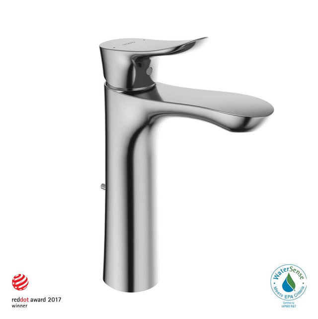TOTO - Toto Go 1.2 Gpm Single Handle Semi-Vessel Bathroom Sink Faucet With Comfort GlideE Technology, Brushed Nickel - Brushed Nickel