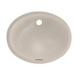 Toto Dantesca Oval Undermount Bathroom Sink With Cefiontect, Cotton White