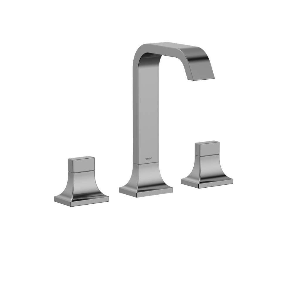 Toto Gc 1.2 Gpm Two Handle Widespread Bathroom Sink Faucet, Brushed Nickel