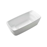 TOTO - Toto Flotation Freestanding Soaker Tub With Recline ComfortE, Gloss White - Gloss White