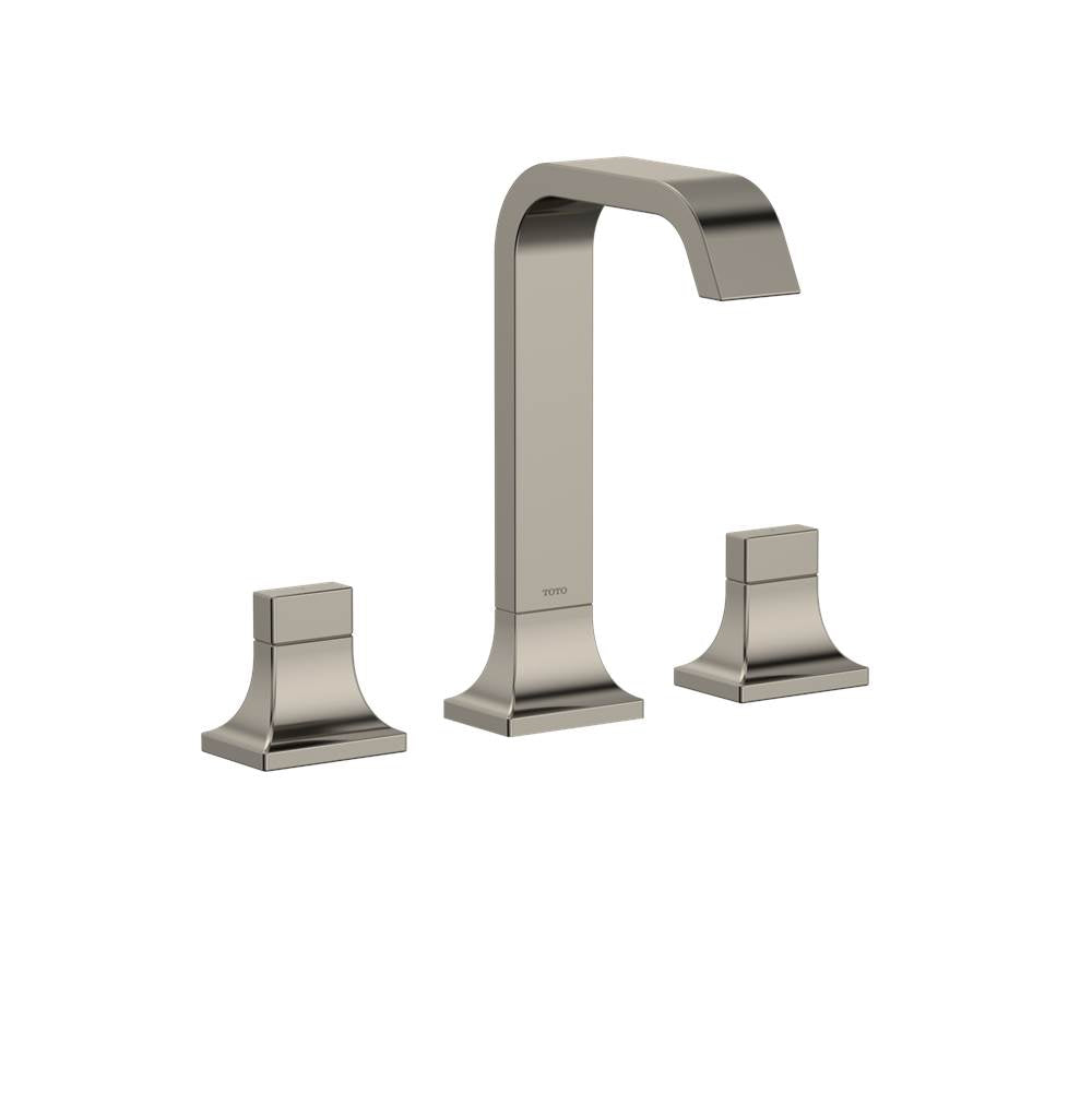 Toto Gc 1.2 Gpm Two Handle Widespread Bathroom Sink Faucet, Brushed Nickel