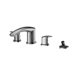 Toto Gm Two-Handle Deck-Mount Roman Tub Filler Trim With Handshower, Brushed Nickel