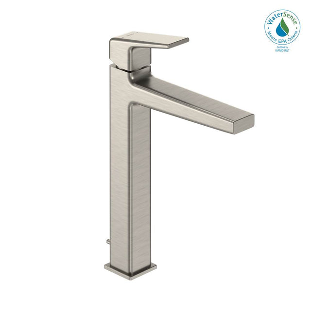 TOTO - Toto Gb 1.2 Gpm Single Handle Vessel Bathroom Sink Faucet With Comfort Glide Technology, Brushed Nickel - Brushed Nickel